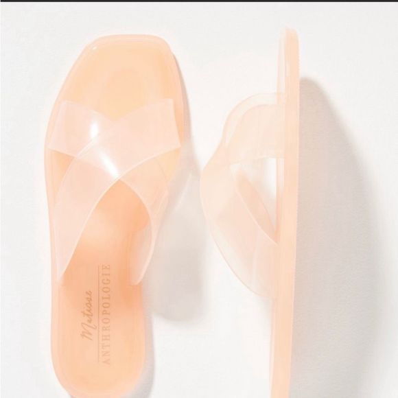 NWT Anthropologie Matisse Jelly Slide Sandals - BRAND NEW - Picture 1 of 6